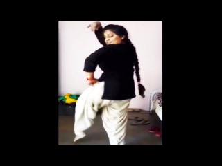 Punjabi dance by young college girl - Must Watch