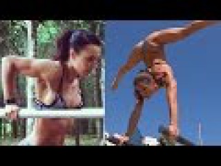STRONG FEMALE FITNESS MOMENTS 2017 - flexible and calisthenics girls