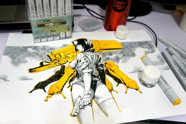 Ghost in the Shell by #KaelNgu