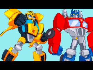 Transformers Rescue Bots:Наперегонки с бедой Часть 2.Спасение от Урагана Трансформерами.Мул...