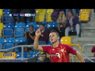 Чeмпиoнaт Eвpoпы U-21. Macedonia 1:2 Portugal | Бapди