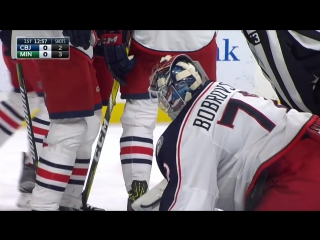 Gotta See It- Bobrovsky robs Parise from point blank range with spectacular glove save / Фантастический сейв Сергея Бобровского