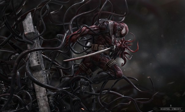 Deadpool Symbiote by #LimKuk