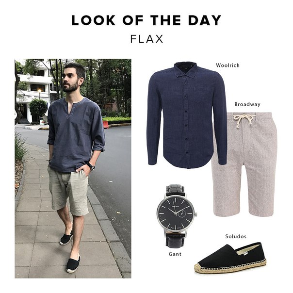 LOOK OF THE DAY: Flax