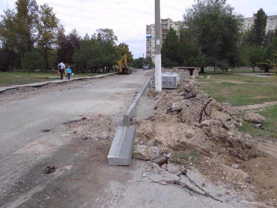 Появились первые фото строительства работ в Армянске по улице Беседина Появились первые фото строительства работ в Армянске по улице Беседина