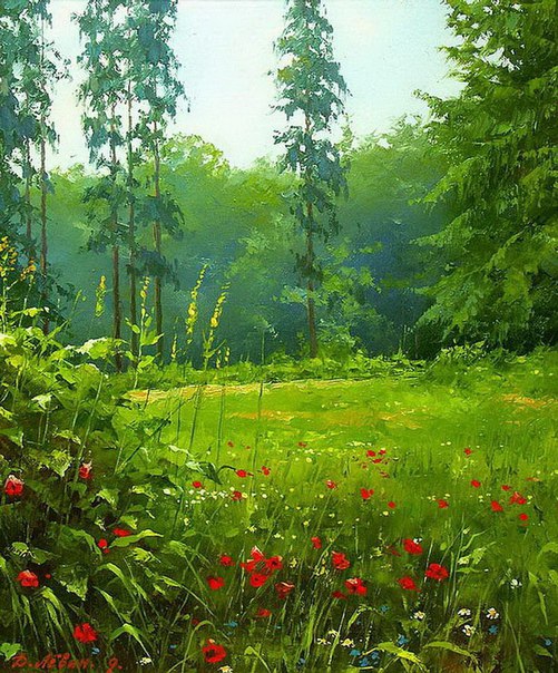 Природа России в картинах Дмитрия Левина