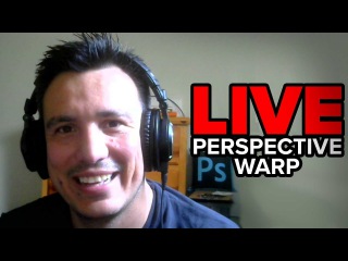 Perspective Warp Tool in Photoshop - 🔴 LIVE Replay