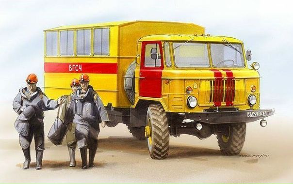 Шикарные рисунки отечественных грузовиков! 