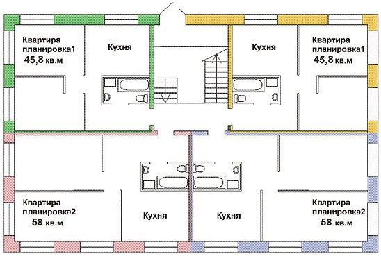 Схема планировки квартиры по адресу
