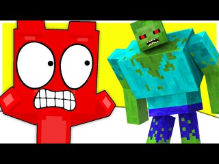 ЖЕЛЕЙНЫЙ МИШКА ВАЛЕРА ПРОТИВ ЗОМБИ МУТАНТ В МАЙНКРАФТ | ЖИЗНЬ ВАЛЕРЫ MINECRAFT И НУБ ИСПЫТАНИЯ