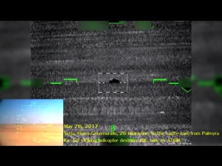 Подборка работы Ка-52 ВКС по технике боевиков под Пальмирой в Сирии