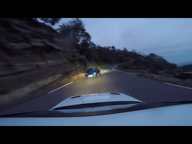 Two Impreza STI Touge racing battle.