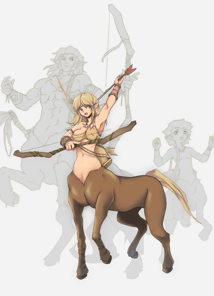 Anime female centaur