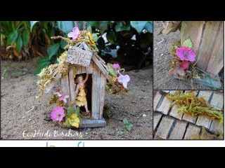 How to Make a Birdhouse Fairy Cottage by EcoHeidi Borchers