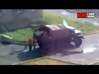 Украинские патриоты освобождают жителей Донбасса от сепаратизма.