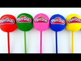 Learn Colors Finger Family Nursery Rhymes Lollipop Play doh Surprise Egg Donald Duck Kinetic Sand Ma