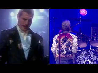 Adam Lambert and Freddie Mercury sings