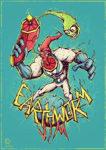 Earthworm Jim by #BogdanTimchenko