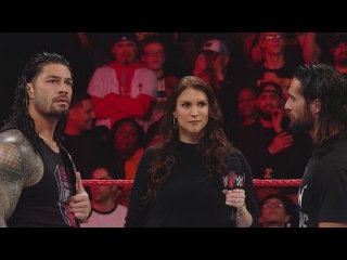 'Roman Reigns - Seth Rollins' Confronted Stephanie McMahon - WWE Raw (26 12 2016) (26 December 2016)