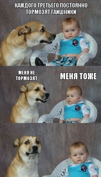 А вас часто тормозят 