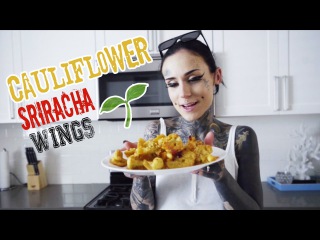 CAULIFLOWER SRIRACHA WINGS RECIPE