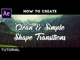 After Effects - Clean & Simple 2D Transition | Tutorial by Dope Motions™