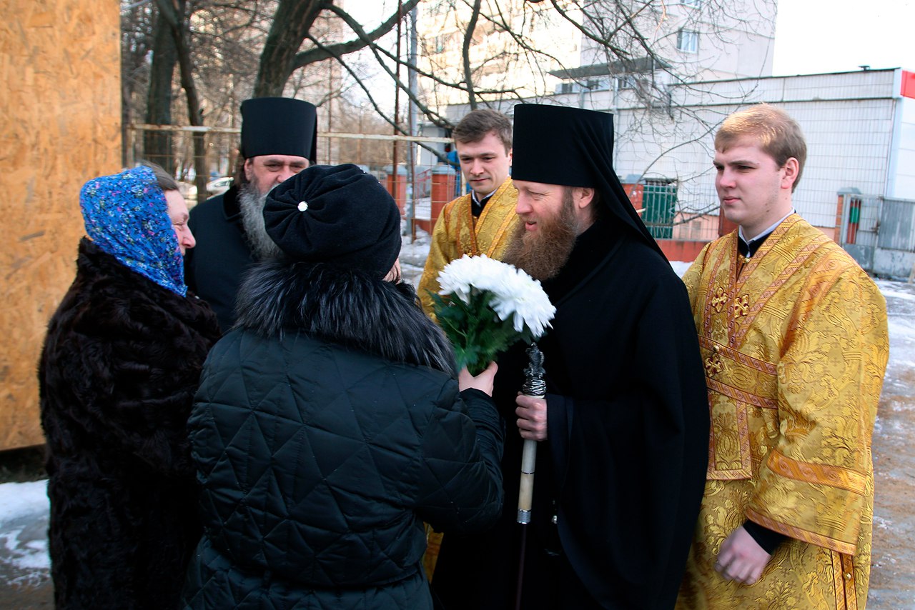 Управляющий викариатством совершил малое освящение храма Прп. Александра Свирского в Грайворонове