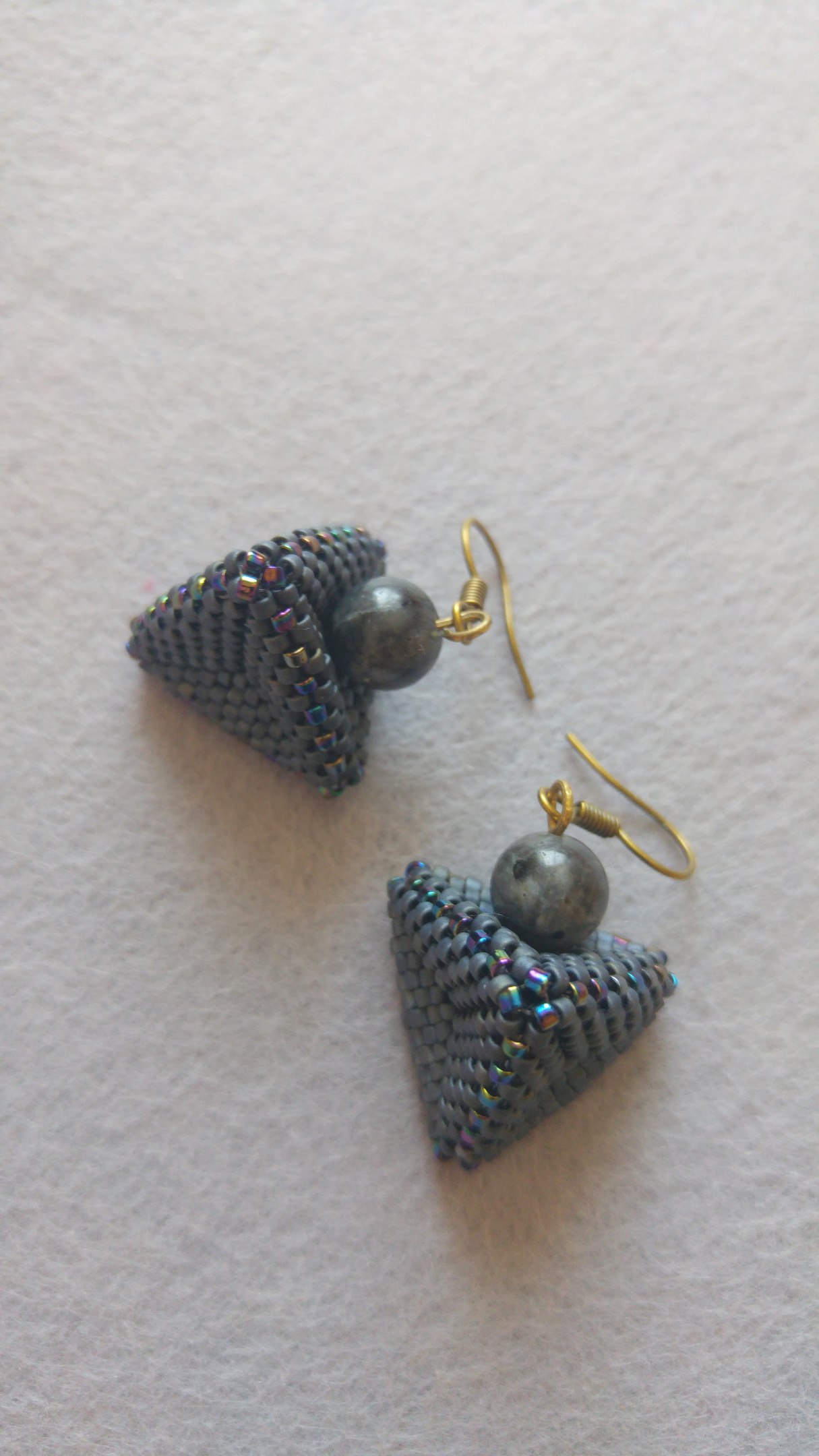 Альбом пользователя Eugenia: серьги Впуклые пирамидки