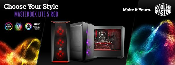 Рады представить новинку - корпус MasterBox Lite 5 RGB!