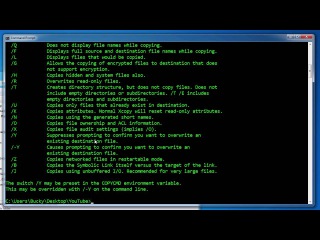 Windows Command Line Tutorial - 9 - Copying and Moving Files