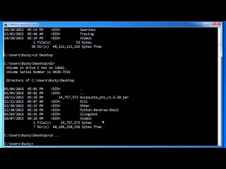 Windows Command Line Tutorial - 2 - Listing Files and Directories