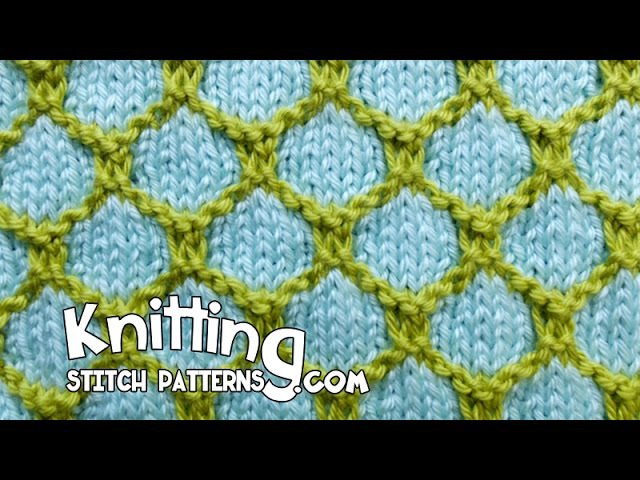 2 Color Honeycomb Knitting