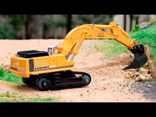 Compilation for children - The Excavator - Construction Vehicles Video for Kids