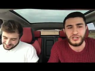 Авторская песня ♫ Парни круто поют в машине ♫