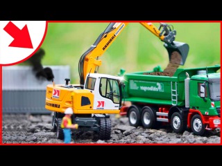 Diggers Cartoons | The Excavator for kids | Construction Trucks Video for children