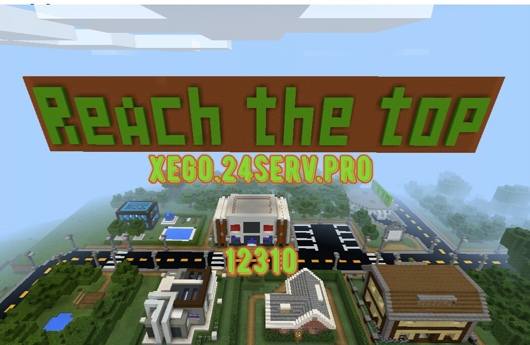 Сервер MCPE: Reach the top. Версия: 1.1.3.