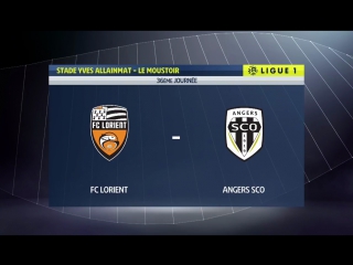 Лорьян - Анже 1:1 видео