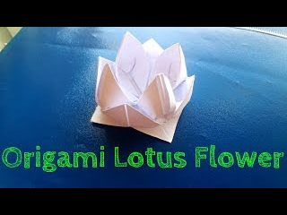 Origami Flower (Easy Lotus Model)