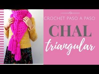 CHAL TRIANGULAR EN CROCHET - Paso a Paso por mamaQuilla