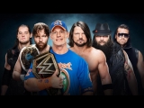 (HighLights) John Cena vs AJ Styles vs Bray Wyatt vs Dean Ambrose vs Baron Corbin vs The Miz - Elimination Chamber 2017