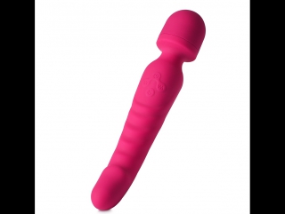 YAFEI Heating Av Wand Vibrator Massager Waterproof Soft Dildo Vibrator G Spot Clitoris Stimulator Adult Sex Toys for Woman