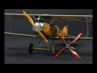 How to paint wooden propeller with oil paints - The Great War