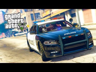 GTA 5 Игра за Полицейского #9 - ПАТРУЛЬ С СОБАКОЙ!! (ГТА 5 РП МОДЫ LSPDFR)