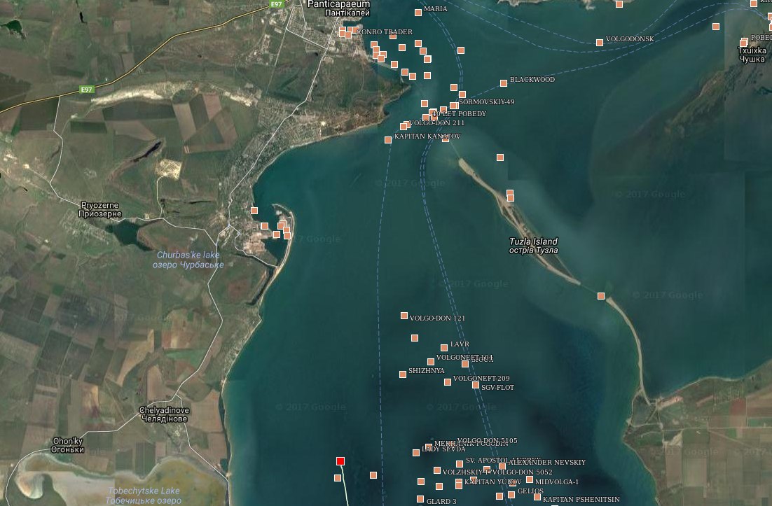 Карта тузла турция