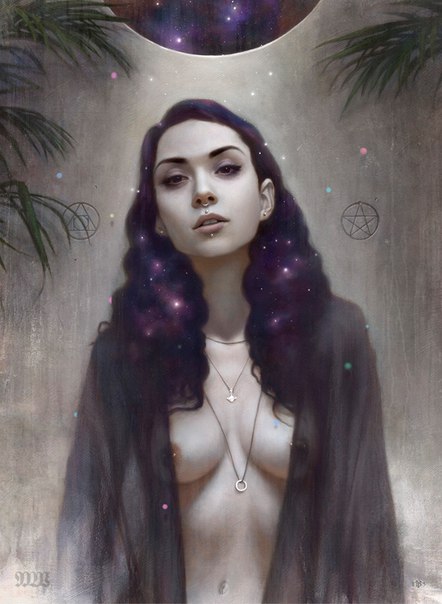 Tom Bagshaw: Большая часть моих работ сосредоточена на женской красоте, особенно портретная живопись, и по-настоящему завораживает меня внутренняя сила этой красоты. Меня никогда не