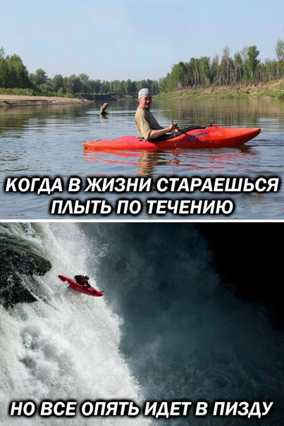 Плыть по течению жизни