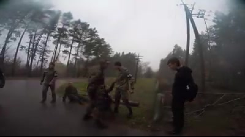 Військовий вишкіл в Нових Санжарах