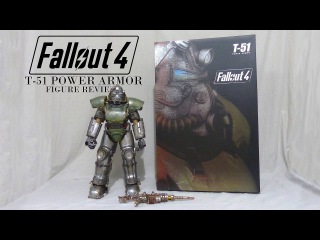 Fallout 4 T-51 power armor figure by Threezero Unboxing & review