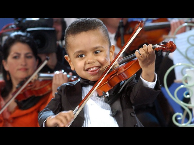 André Rieu 3 year old Akim Camara