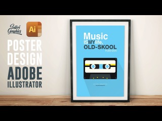How To Make A Flat Poster Design | Satori Graphics Updates
